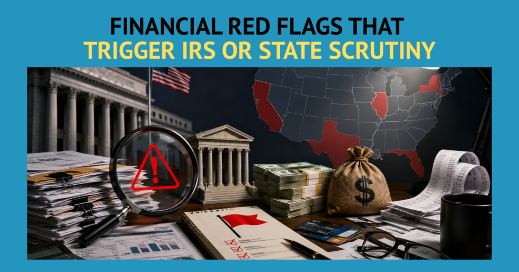 Financial Red Flags That Trigger IRS or State Scrutiny