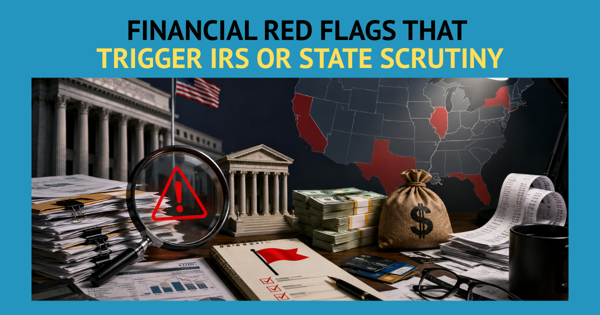 Financial Red Flags That Trigger IRS or State Scrutiny